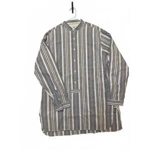 Snow Peak Striped Collar Button Up Shirt Men’s Large Outdoor Lifestyle Japan